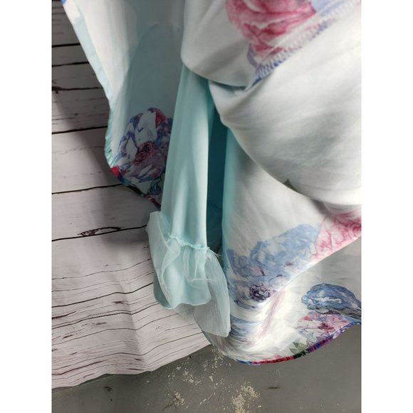 Speechless Lace Floral  Foil‎ High Low Maxi Dress - Picture 6 of 13